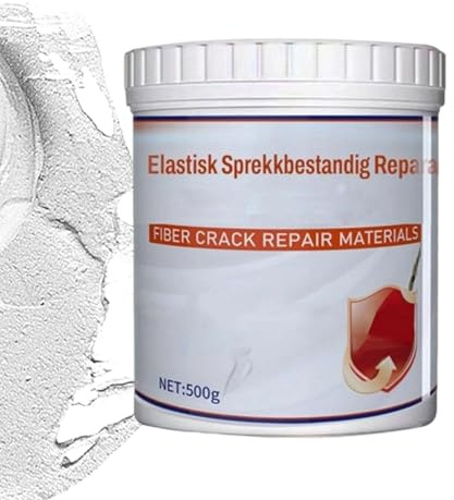 Wall Patch Putty, High Strength Crack Resistance, 500g, Elastic C-Rack Resistant Panel Repair Paste, Wall Spackling Holes Filler Putty, Resists Condensation, For Bathrooms Home
