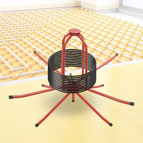 Avvolgitubo per tubo di srotolamento per tubo di scarico, max. 150 kg, 500 m, per tubi compositi, riscaldamento a pavimento, avvolgicavo, avvolgicavo, tubi in PEX/PERT