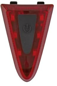 cyclingcolors Luce posteriore rossa per casco da bicicletta, 6 LED