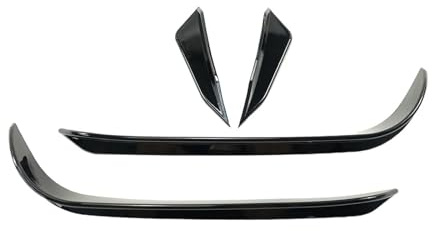 Splitter Auto Frontstoßstange Aero Kit Seite Canard Wings Außen Für VW Für Golf MK7 7 Für GTI R 2013-2016 Frontspoiler(Style A)