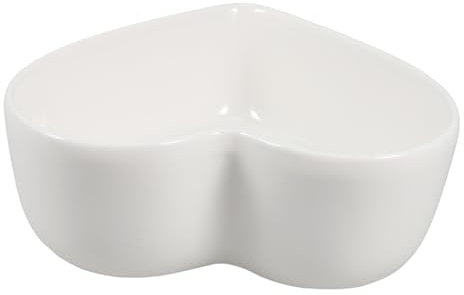 iplusmile Heart-Shaped Dish for Candy and Seasoning for Valentine Day and Special Occasions Elegant Snack Bowl for Appetizers and Desserts