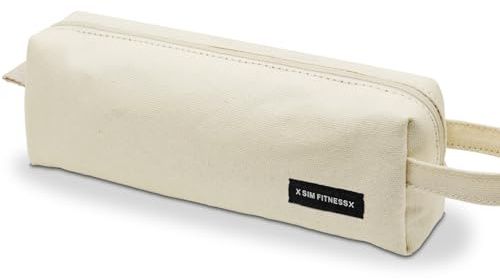 X SIM FITNESSX Federmäppchen Federtaschen Teenager Mädchen Mäppchen Etui Stifte Schulmäppchen Pencil Case Stiftetasche für Schule & Büro (Beige)