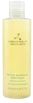 Aromatherapy Associates Revive Morning Body Wash 250ml - Invigorating Shower Gel, Light Daily Exfoliation, AHAs, Moisture, Grapefruit, Juniper Berry& Rosemary