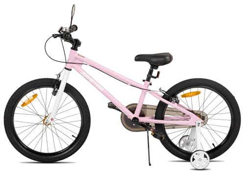 JOYSTAR Lomand 14/16/18/20 Zoll Kinderfahrrad mit Stützrädern, 14/16/18/20 Zoll Jungenfahrrad mit Zwei V-Bremsen für Kinder von 3 bis 11 Jahren