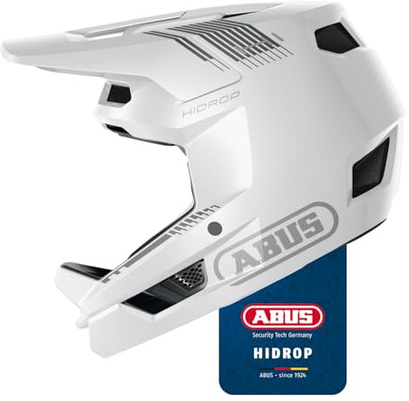 ABUS Casco Downhill HiDrop, Fullface, Alpine White, Talla M