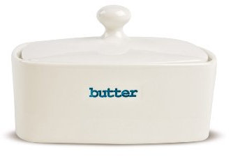 Keith Brymer Jones - Word Range - Ceramic Butter Dish - Butter