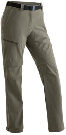 Maier Sports Femme Nata 2 Pantalon | Pour le Trekking et la Randonnée, Séchage Rapide dryprotec et Fonction Zip-Off, Idéal Toute l’Année