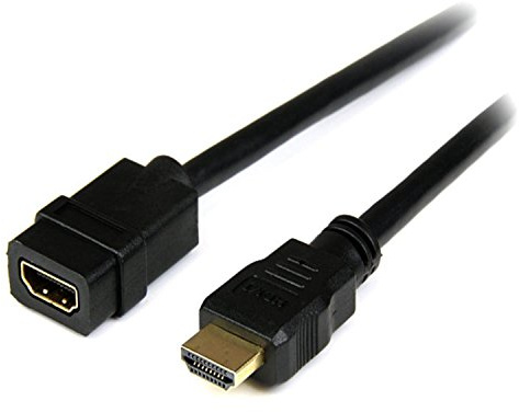 StarTech Prolunga HDMI da 2m, 4K 30Hz, con Ethernet, M/F (HDEXT2M) | Estensione ad Alta Velocità, Segnale video digitale