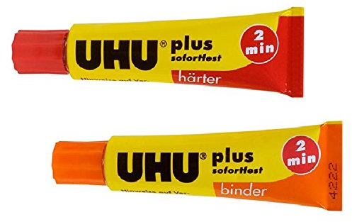 Zweikomponenten-Epoxidharzkleber UHU® plus sofortfest, Inhalt 35g