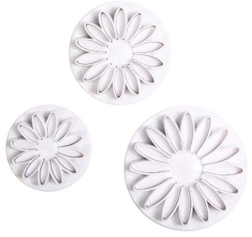 Culpitt 3 Piece Sunflower Plunger Cutters