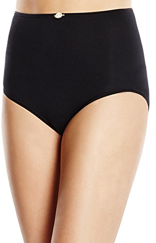 AVET 3167, Braguitas para Mujer, pack de 6, Negro, Medium