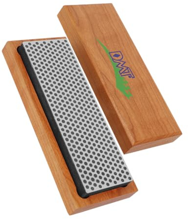 DMT Diamond Whetstone™ Diamant Schleifstein in Holzbox 6 Extragrob | Messerschärfer in Profiqualität | 15cm Wetzstein für Messer und Werkzeuge | Made in USA | W6X