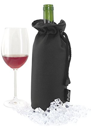 Pulltex enfriador de botellas de vino Extreme, color negro