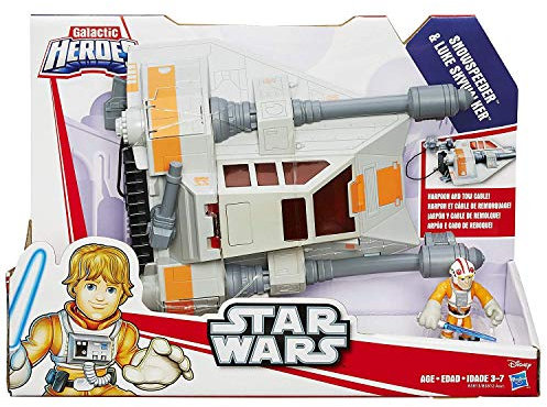 Star Wars B3813 - Galactic Heroes Jedi Force - Snowspeeder Vehicle with Luke Skywalker Figure