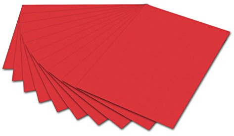 Folia 6119 – Cartón fotográfico, 50 x 70 cm, 10 pliegos, Hibiscus