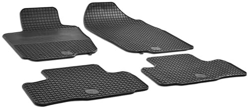 WALSER DirtGuard Gummi Fussmatten Auto für Toyota RAV 4 III (A3) 06/2005-08/2014, 100% passgenaue Auto Fußmatten, robuste Universal Fußmatte Auto, Gummimatten Auto