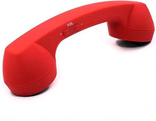 ENJOY-UNIQUE Senza fili Bluetooth Mic Cuffie Comfort Retro Cornetta del Telefono Portatile per Anziani, bambini e adulti Telefonate da cellulare