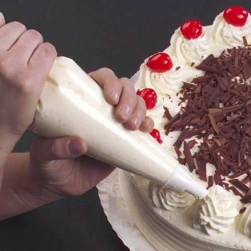 PAPSTAR GmbH Lot de 100 poches à douille 2,6 l 55 cm x 26,5 cm Transparent 3 couches 80 My