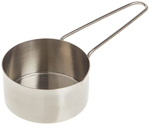 American METALCRAFT, Inc. 1/2 Stainless Steel Measuring Cup, 1/2-Cup, Silver