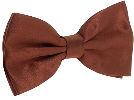 cravateSlim Noeud Papillon Marron clair - Noeud Papillon Homme Couleur Uni - Accessoire Chemise et Costume - Mariage, Cérémonie