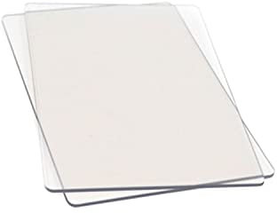 Sizzix 655093 Standard-Schneidpläne, 1 Paar, Kunststoff, 22.2 x 15.5 x 0.3cm, Farblos