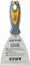 Clauss 18809 4-Inch Titanium Non-Stick Stiff Drywall Joint Knife - Grey/Yellow