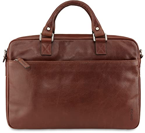 Picard Herren Laptoptasche BUDDY aus Büffelleder OneSize | mit Reißverschluss | Laptoptasche | Business
