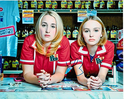 Signing Dreams Autographs Lily-Rose Melody Depp and Harley Quinn Smith signed 10x8 colour Photo - Tusk- Yoga Hosers - 100% In Person Dealer - UACC Registered #242