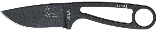 ESEE ESIBS, Outdoormesser, Neck Knife-Klingenlänge: 6.68 cm-Izula Signature Model, Edelstahl, Mehrfarbig