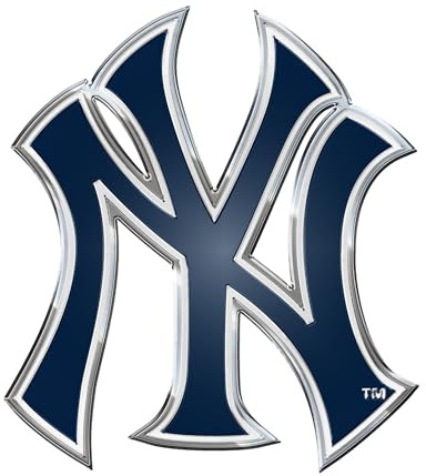 FANMATS 60412 - MLB - New York Yankees Embossed Color Emblem | NY Cap Logo