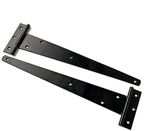 Bulk Hardware BH04383 Charnière en T robuste, 200 mm, Set de 2 Pièces