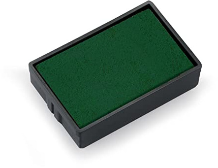 Trodat Ersatzkissen 6/4850 einfach und sauber wechselbar – Set mit 2 Stempelkissen in grün, dokumentenechte Tinte auf Wasserbasis, für die Stempel Modelle trodat Printy 4850 und 4850/L