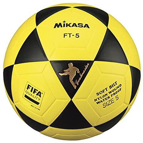 Mikasa Ball Ft-5 Bky Footvolley, Schwarz/Gelb, 5, 1300