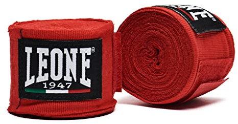 LEONE 1947 Bandage unisex - vuxen, Röd, 3.5 m, rodna, 350 cm