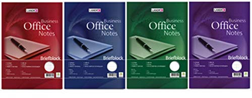 LANDR… Briefblock WORK A4, 50 Blatt, blanko, kopfgeleimt VE=1