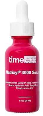 Timeless Skin Care Matrixyl 3000 Siero anti-invecchiamento – Siero ad alte prestazioni per ridurre le rughe, migliorare l'elasticità della pelle e affinare la grana della pelle – 30 ml
