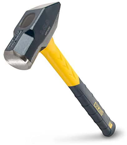 ESTWING Sure Strike Blacksmith's Hammer - 40 oz Metalworking Tool with Fiberglass Handle & No-Slip Cushion Grip - MRF40BS