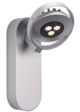 Massive LED-Wandspot Orbits dimmbar, Aluminium lackiert, 7,5W