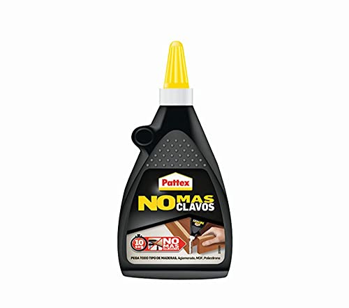 Pattex No Mas Clavos, adhesivo multimaterial y resistente, transparente, 100 gr