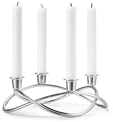 Georg Jensen Season Edelstahl-Kerzenständer