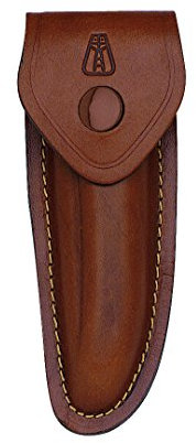 Pielcu 5212 Etui cuir marron avec passant permettant le port horiz, trans ou vert pour Laguiole de 12 cm de manche.