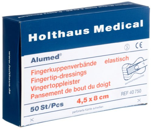 Alumed Fingerkuppenverband, elastisch, 4.5 x 8 cm, 50 Stück