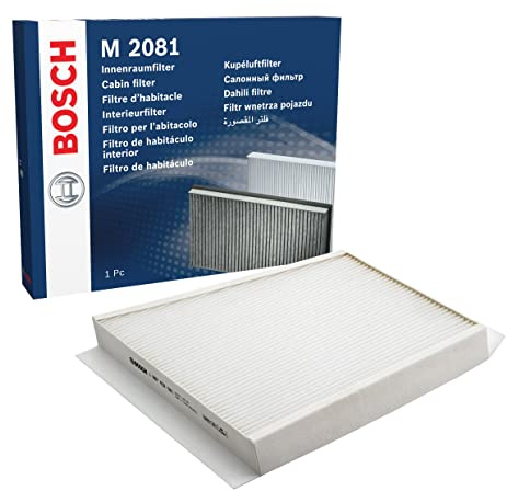 Bosch M2081 Filtro de Habitáculo Estándar - Filtro de Repuesto - Eficaz Contra Polen y Polvo, para un Aire más Limpio en el Vehículo