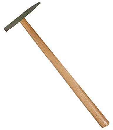 Ruthe 3005056119 Marteau de carreleurs 50g avec taillant/manche en Frêne, Multicolore