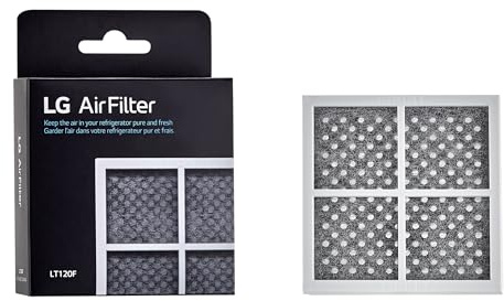 LG 6 Month (LT120F) Replacement Refrigerator Air Filter, 1 Count (Pack of 1), White
