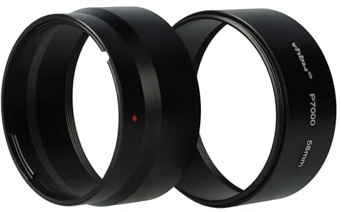 vhbw 58 mm Filteradapter für Kamera Objektiv | Adapter in Tubusform