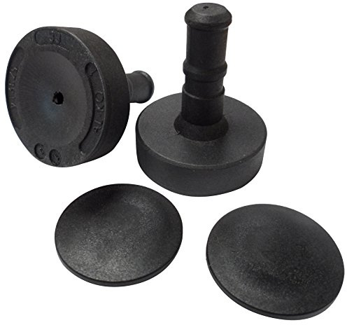Al-Ko Caravan Stabilisator Seiten-Bremsbelag AKS 2004 3004, zwei Kappen 1220755