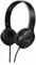 Panasonic RP-HF100E-K - Auriculares Diadema Cerrados con cable (Microfono y Manos Libres, Plegables, Altavoz con Imanes de Neodimio 30mm, Selector para control de llamadas, cable largo) color Negro