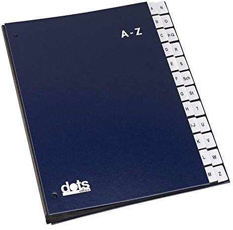 dots 44199-02 Dots Pultordner A-Z blau
