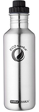 ECOtanka trekkaTANKA™ 1,0L Trinkflasche Edelstahl – BPA-freie Edelstahl Trinkflasche 1L mit Reduzier-Verschluss | Auslaufsichere Wasserflasche für Sport, Outdoor & Wandern | Nachhaltige Water Bottle